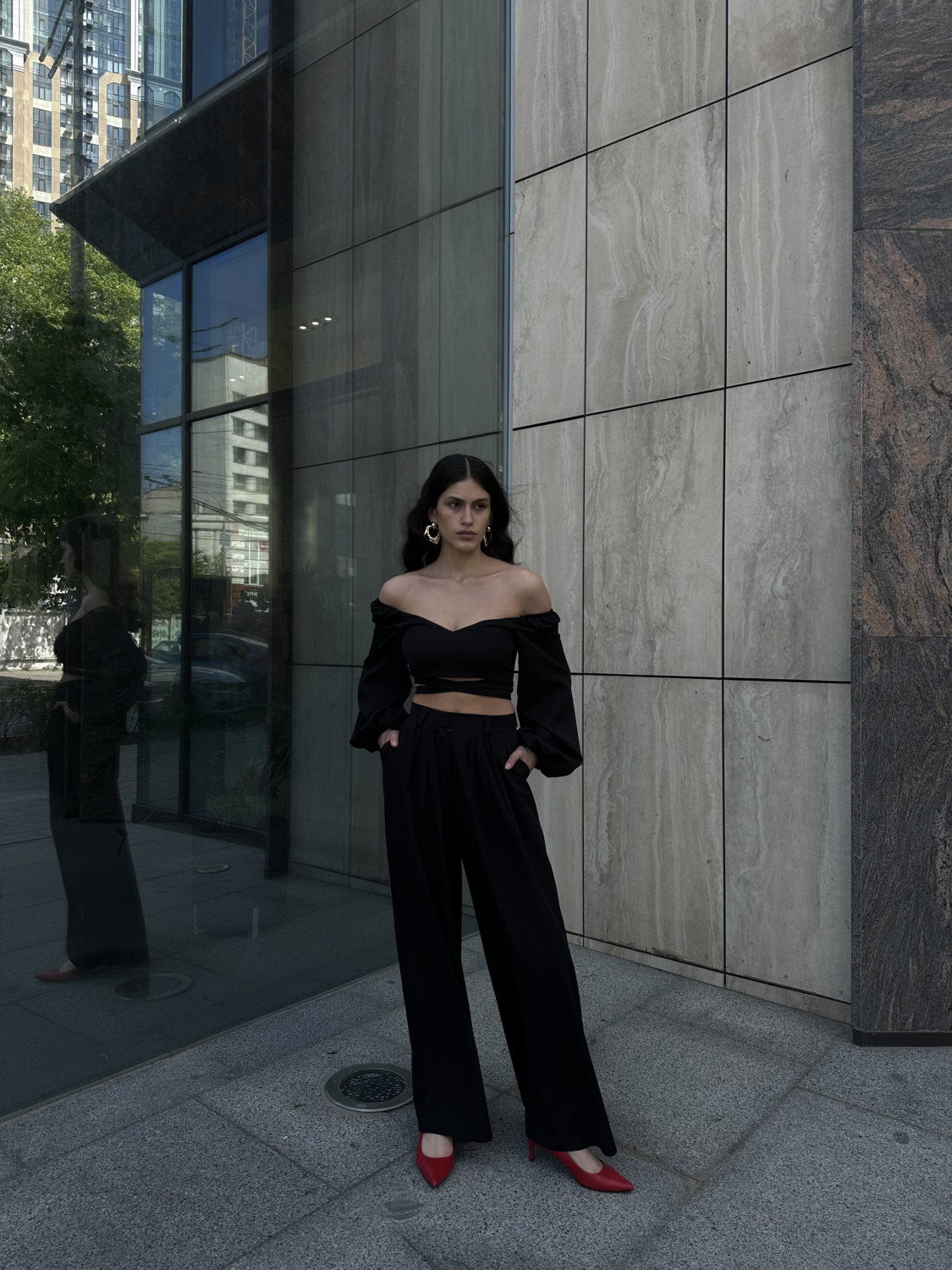 Loose Black Trousers