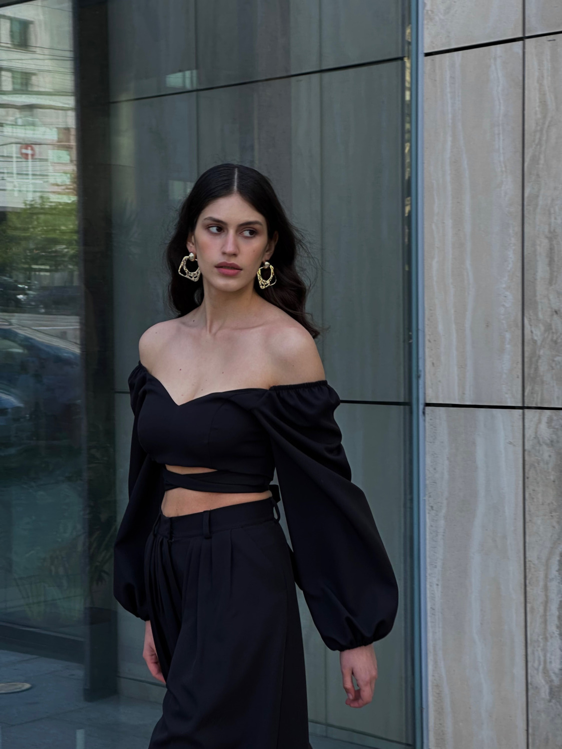 Loose Black Trousers