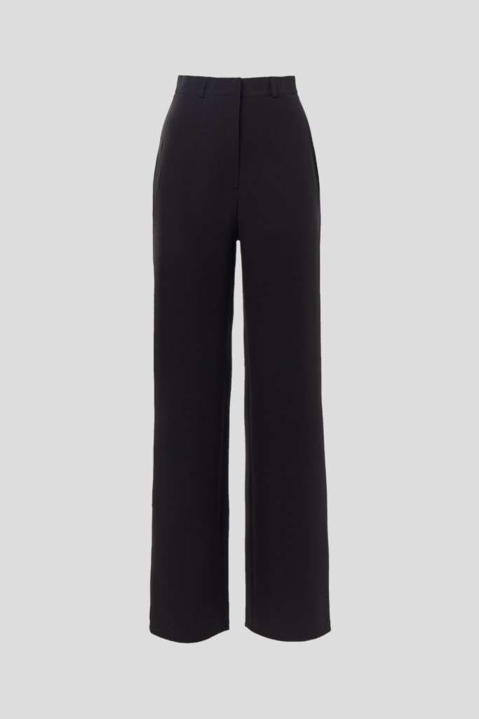 Straight black pants