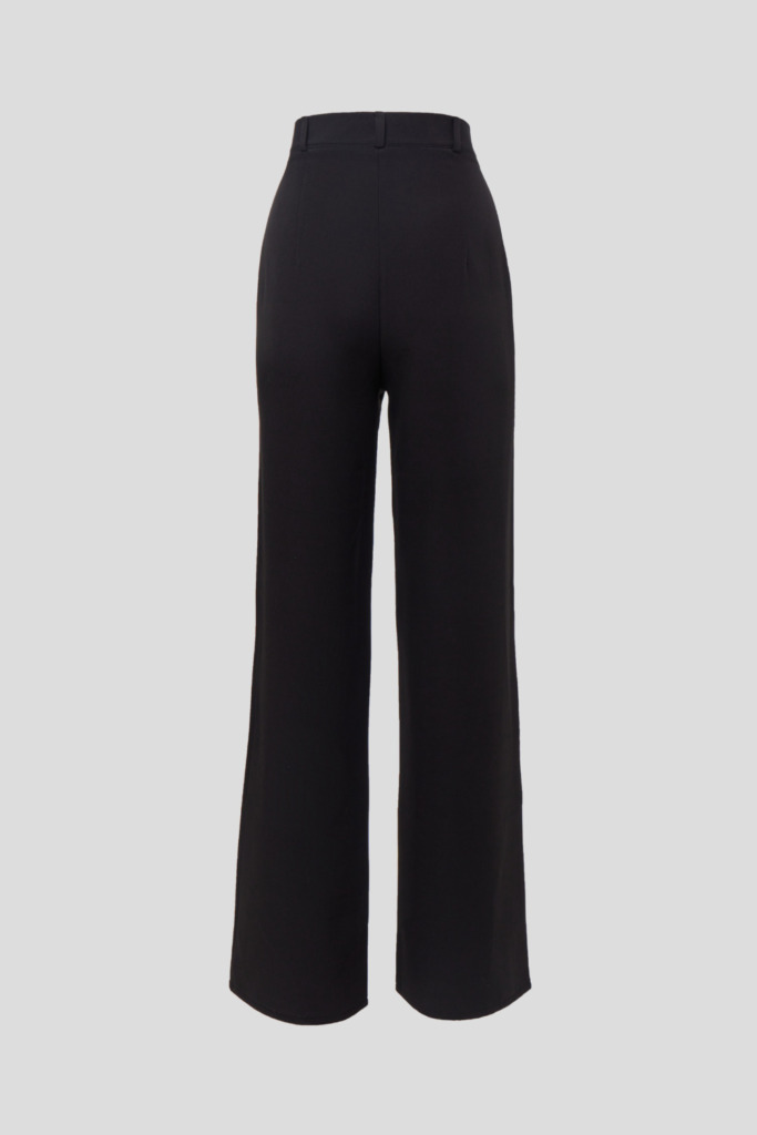 Straight black pants