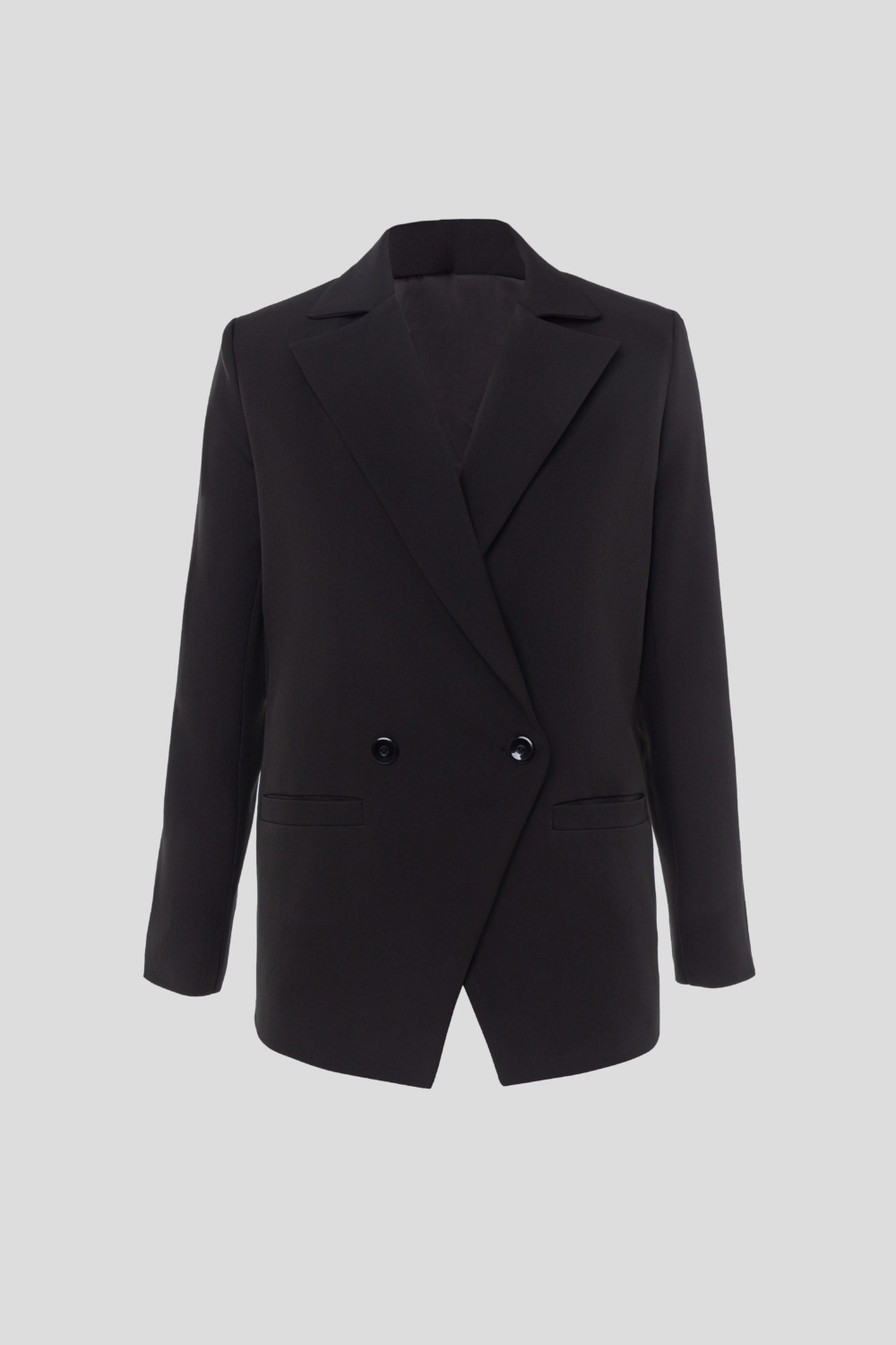 Straight black jacket