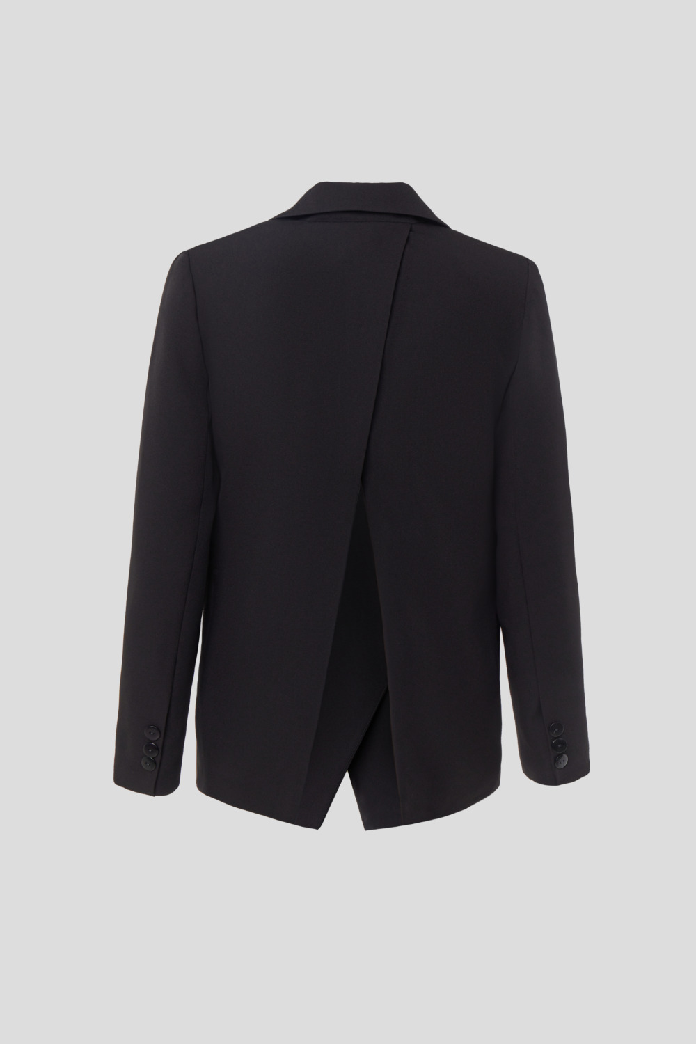 Straight black jacket