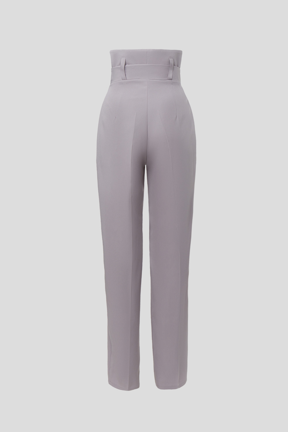Gray tapered pants