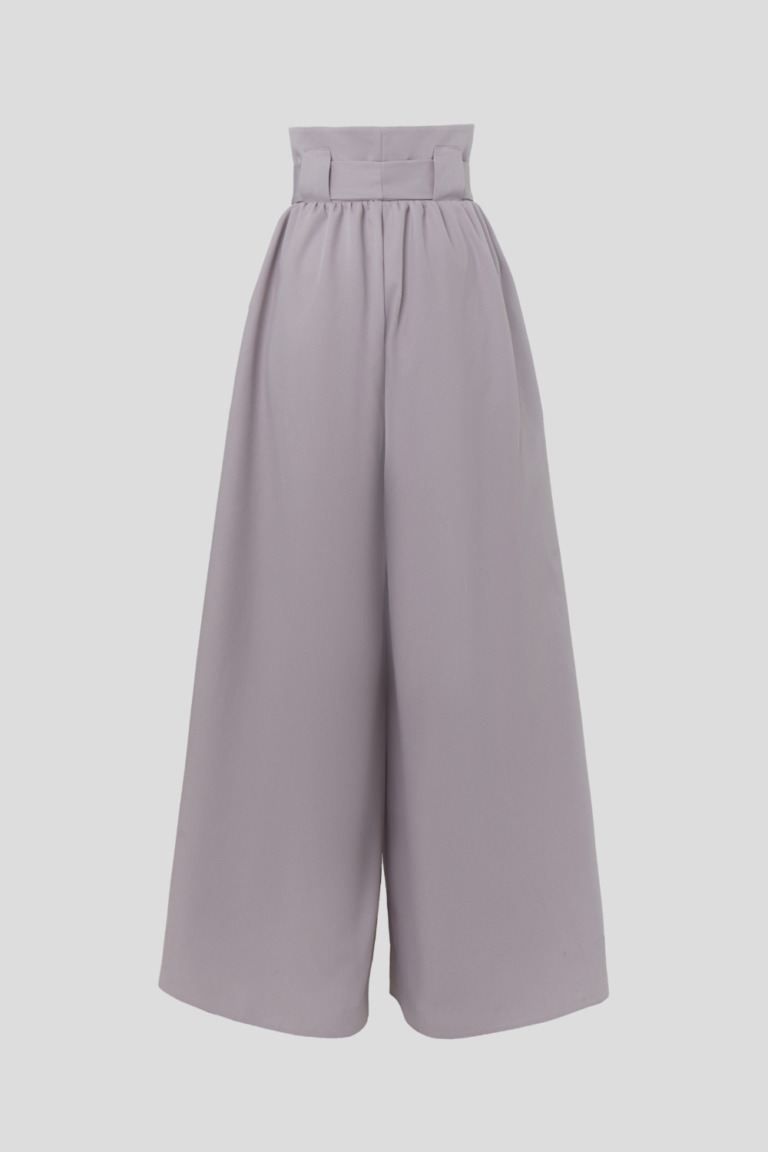 Gray palazzo pants