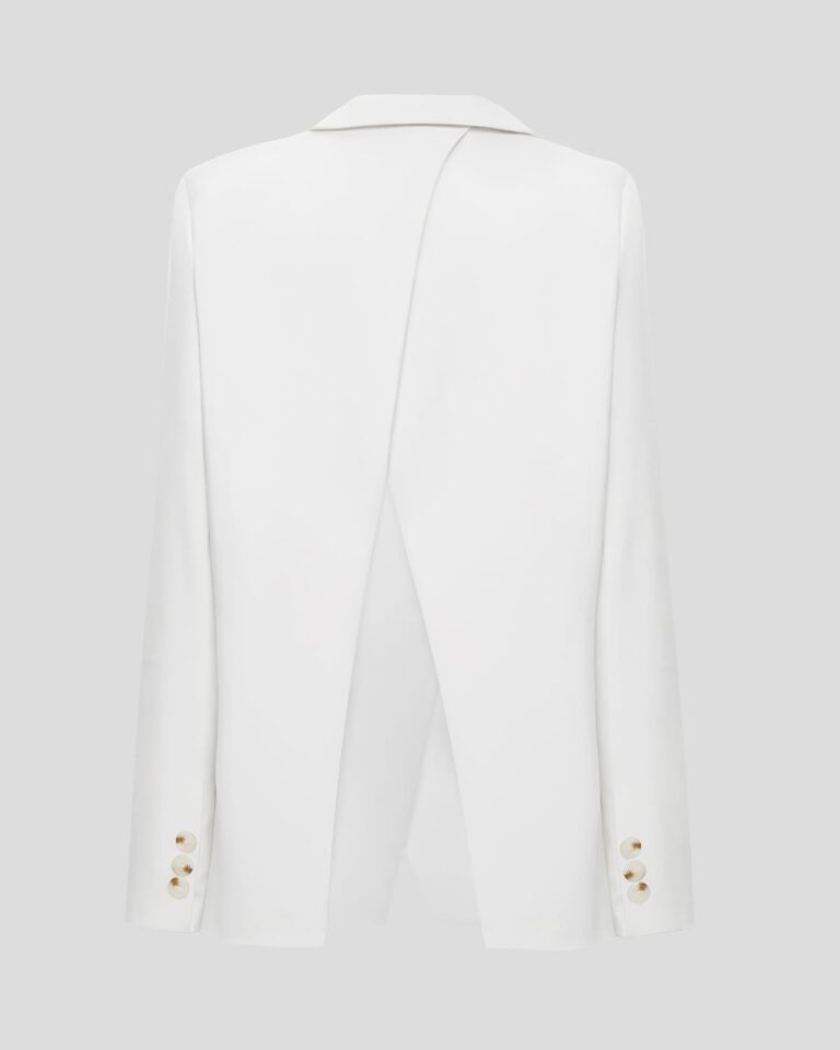 Straight white jacket