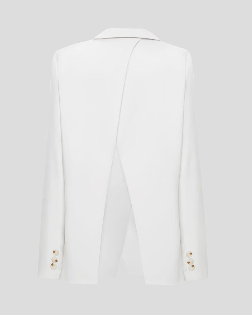 Straight white jacket