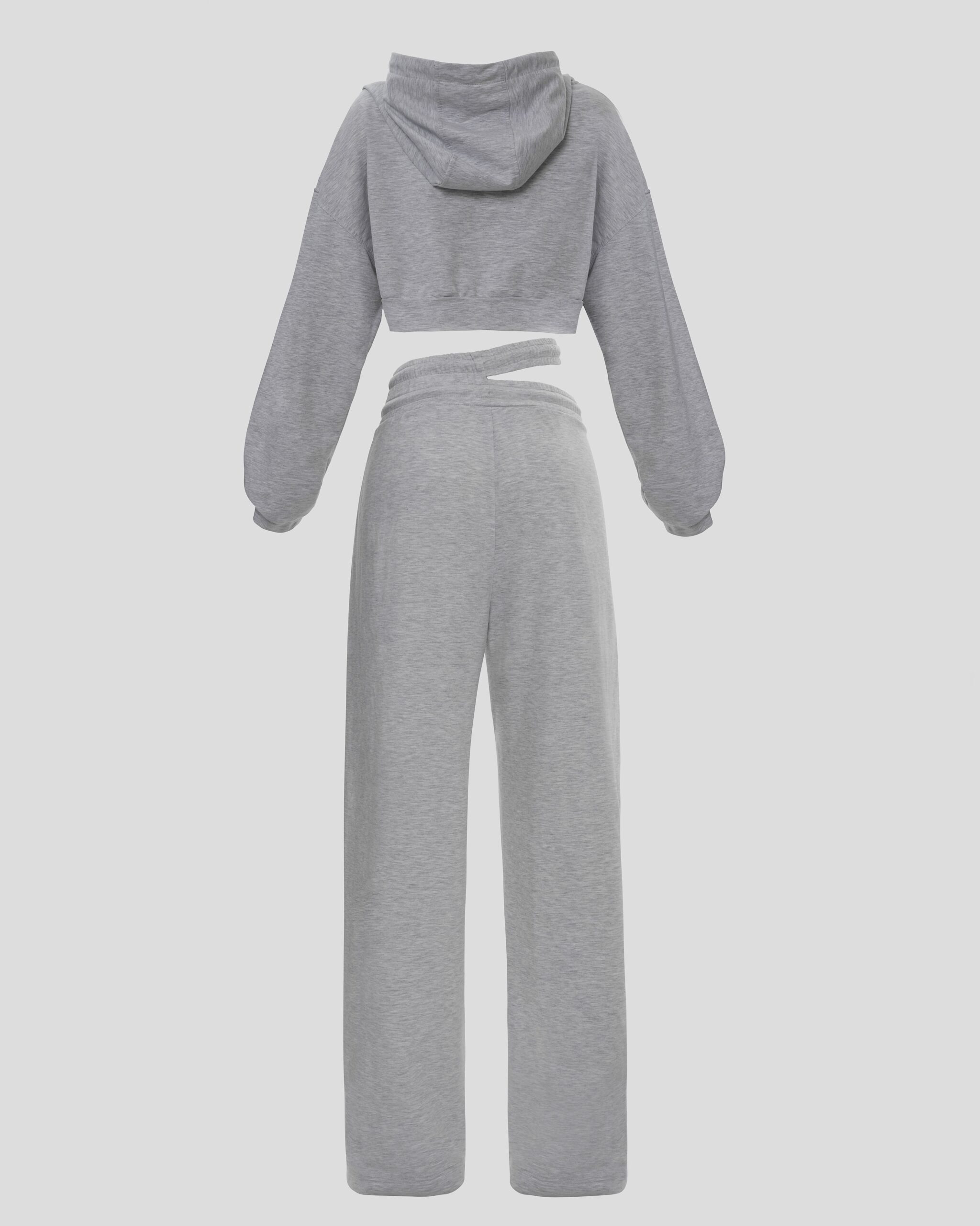 Gray sports suit