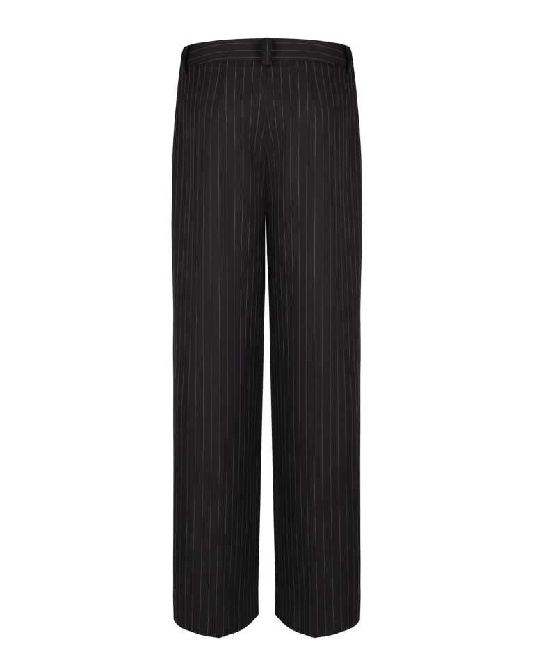 Black striped pants