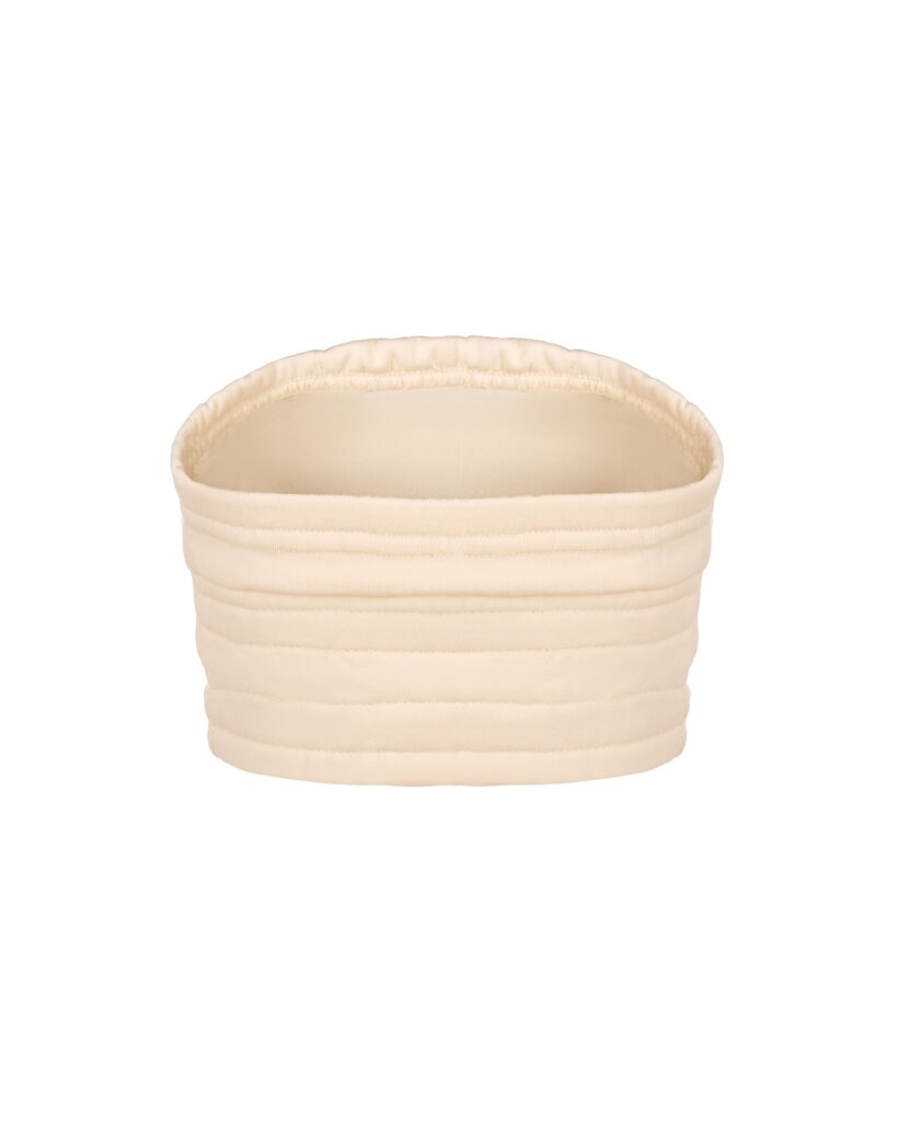 Top with double elastic cream