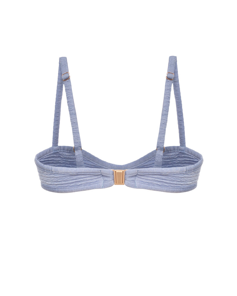 Bra Brûler open breast blue