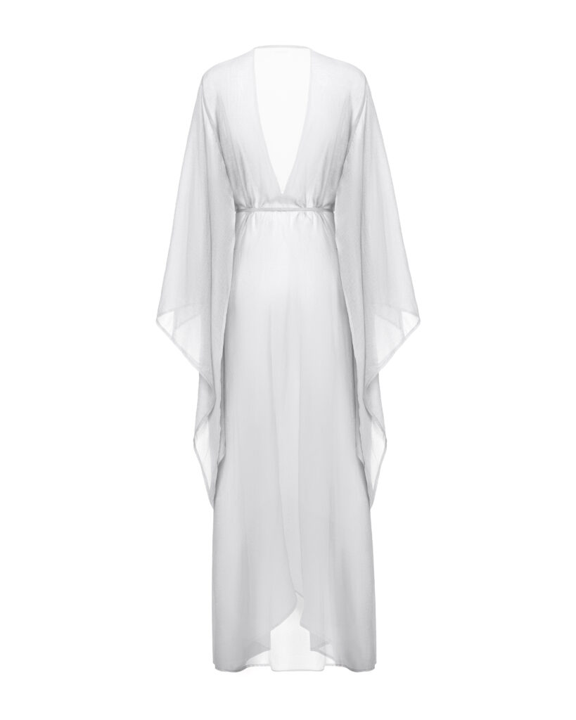 Cape Ange long white