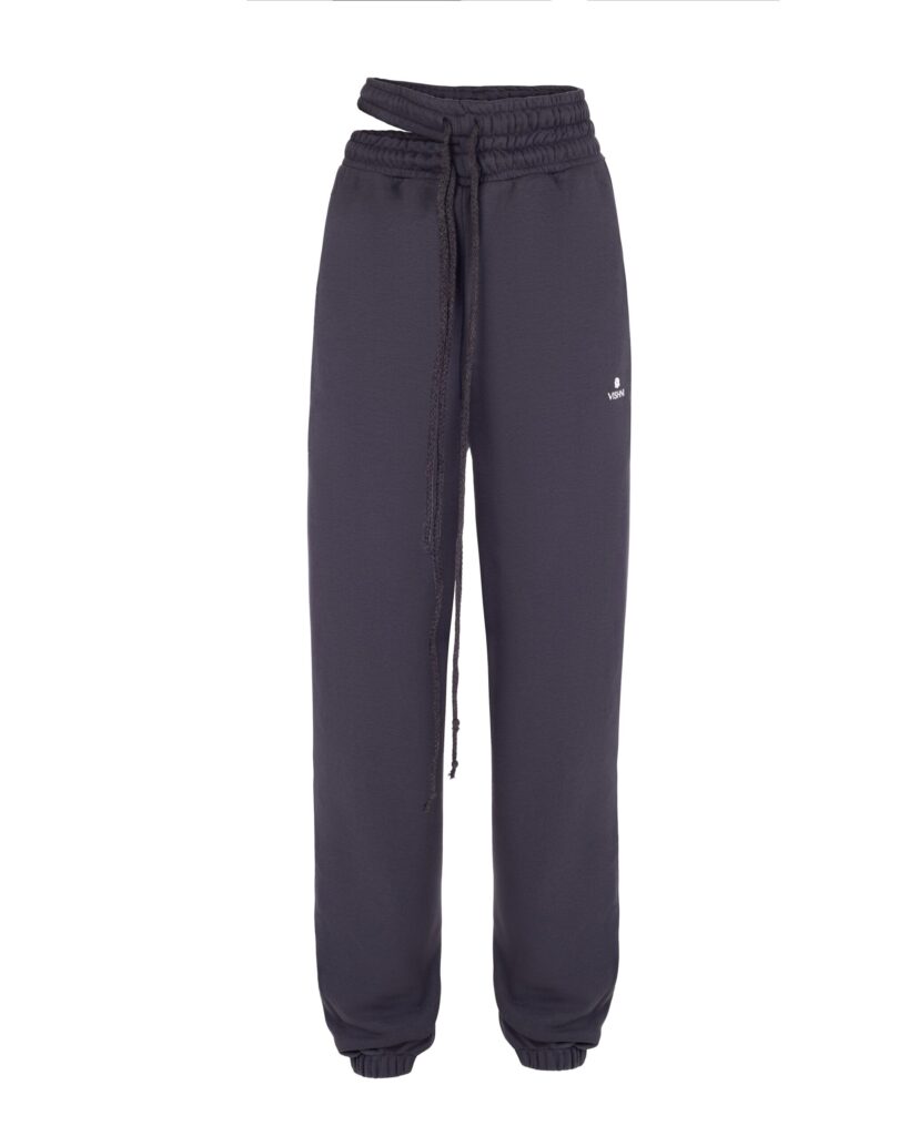 Graphite elastic pants