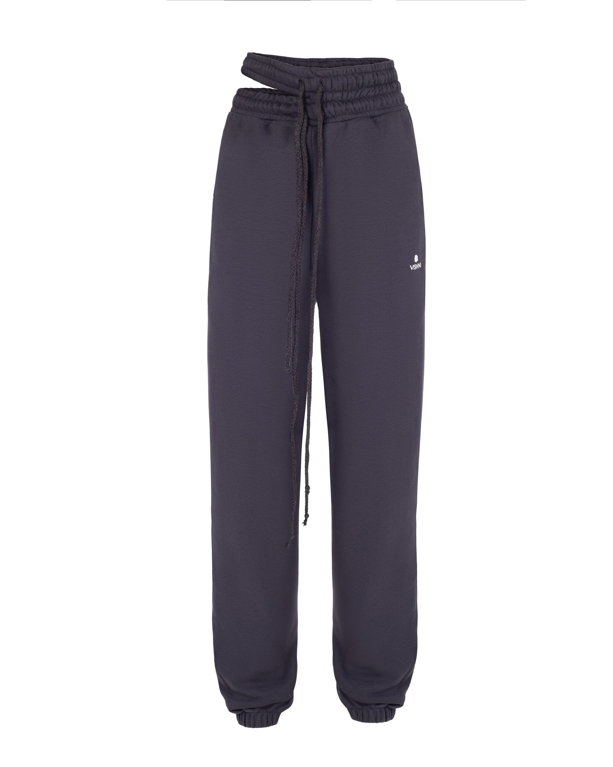 Graphite elastic pants