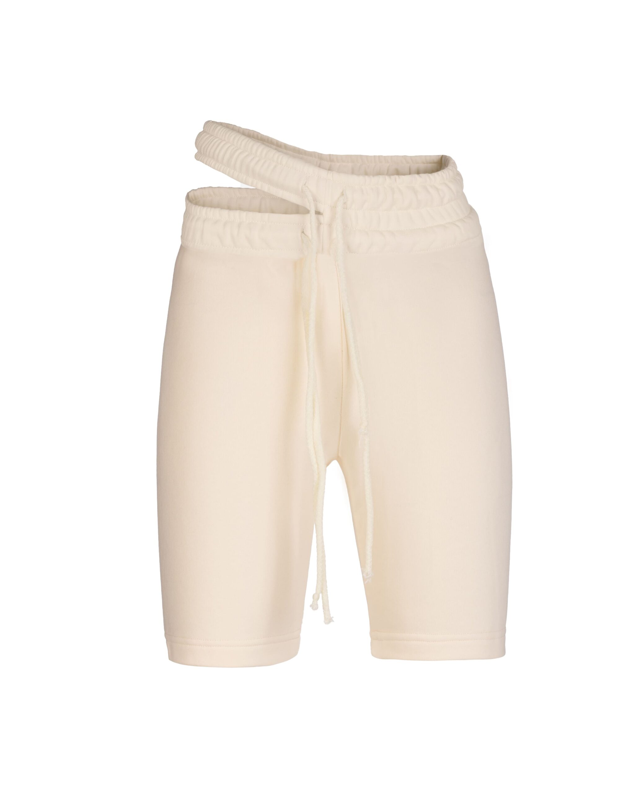 Bike shoes with double rubber bands, cream