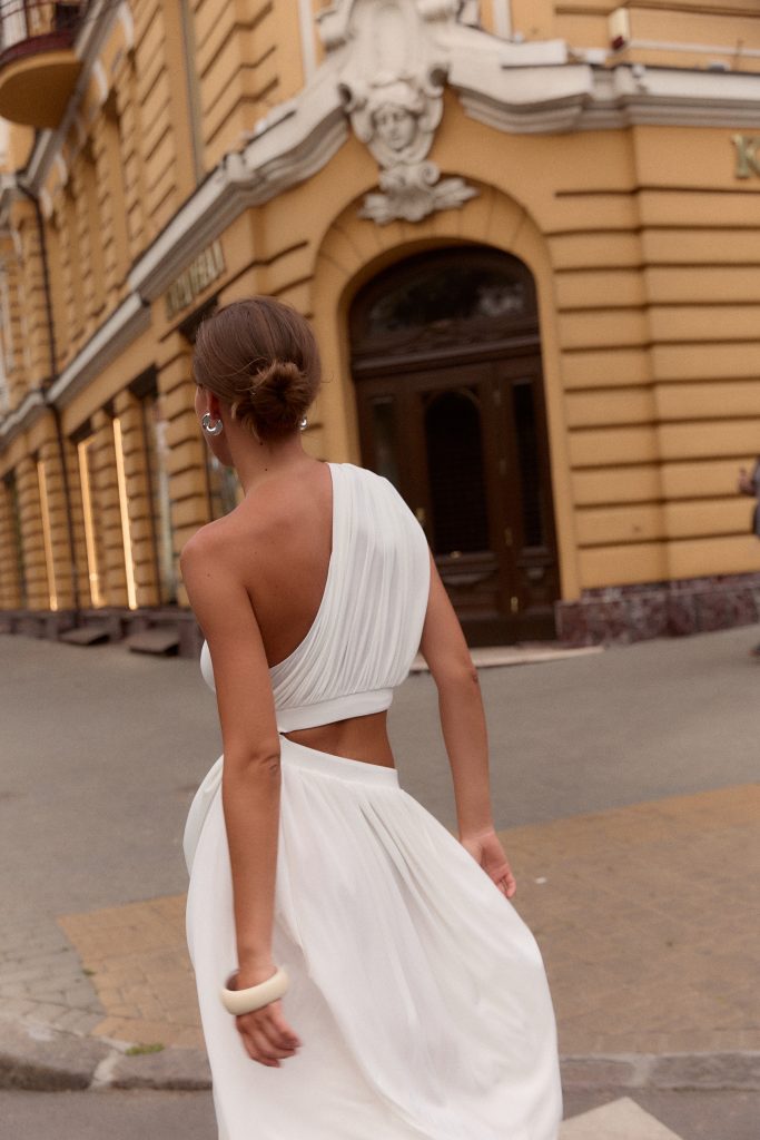 Cut-Out Waist Dress Set