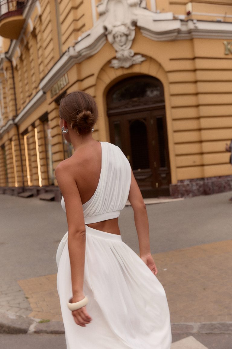 Cut-Out Waist Dress Set