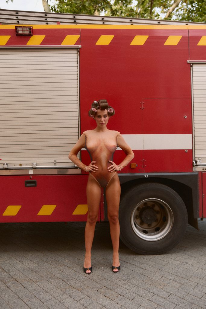 Bodysuit with Female Body Illusion