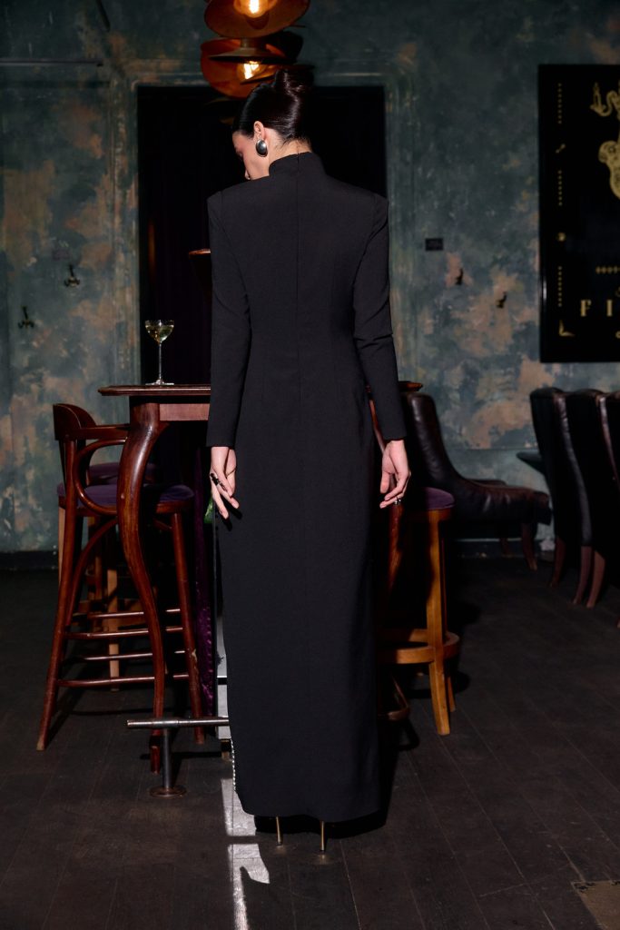 Maxi Dress with an Open Leg