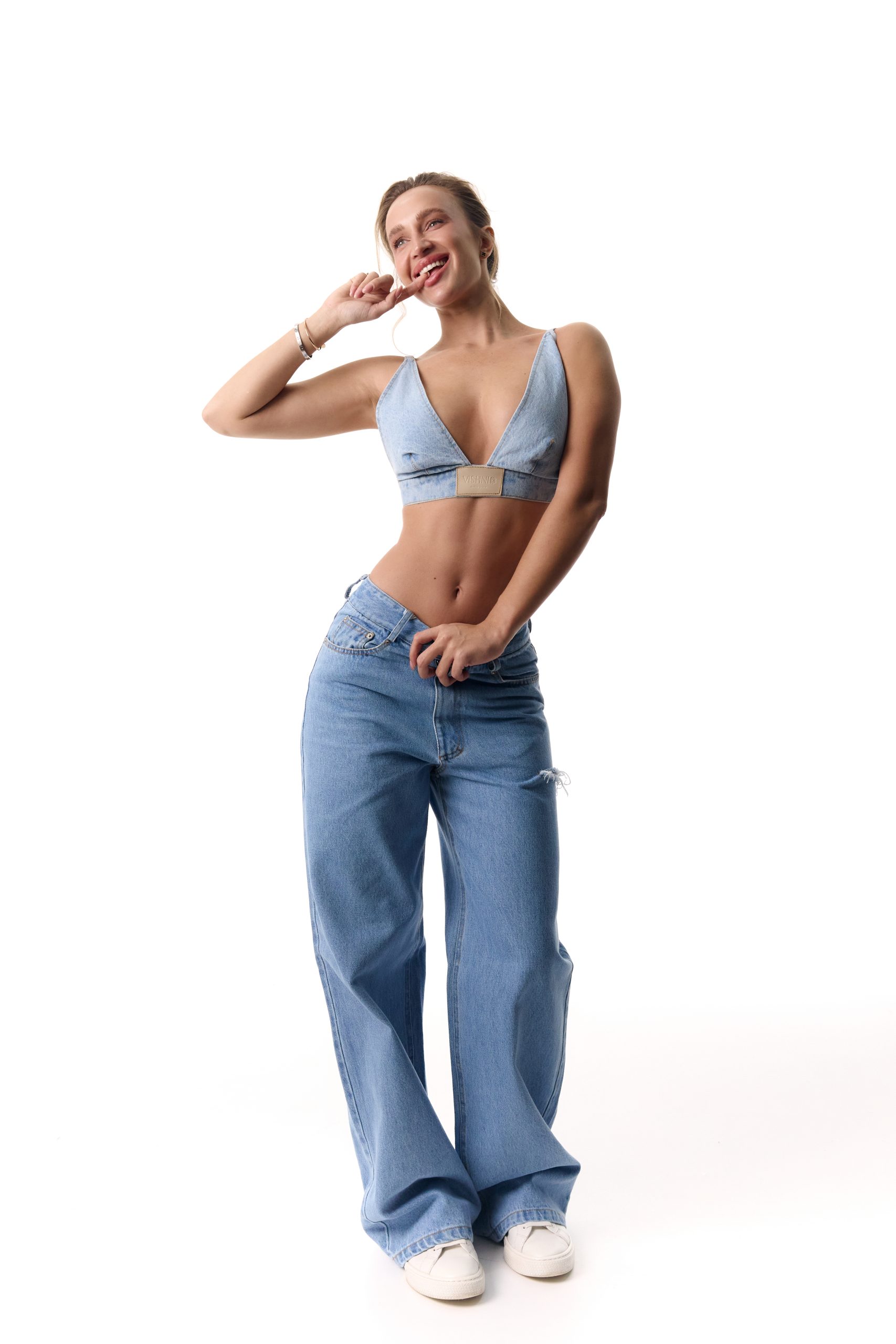 Denim top