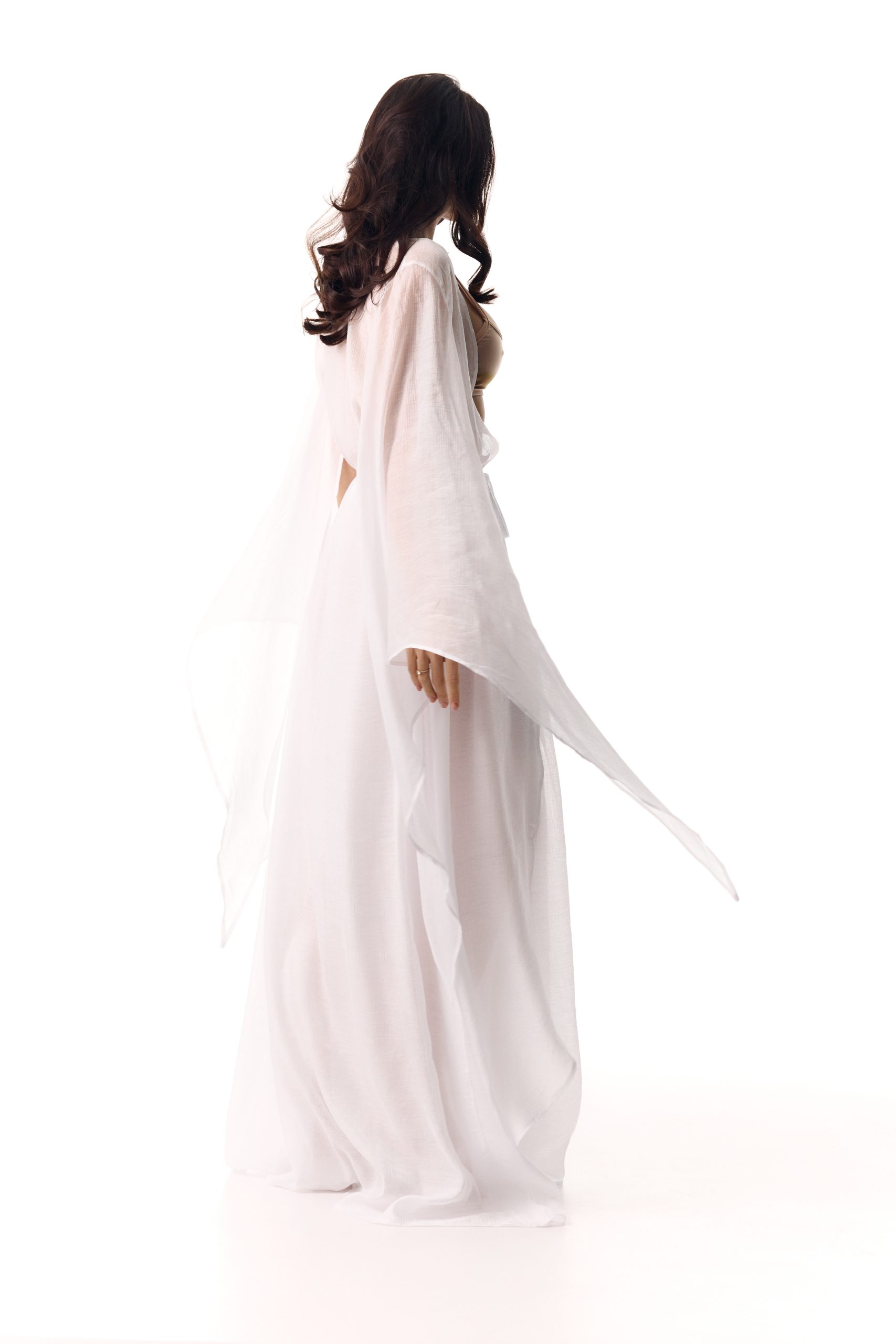 Cape Ange long white