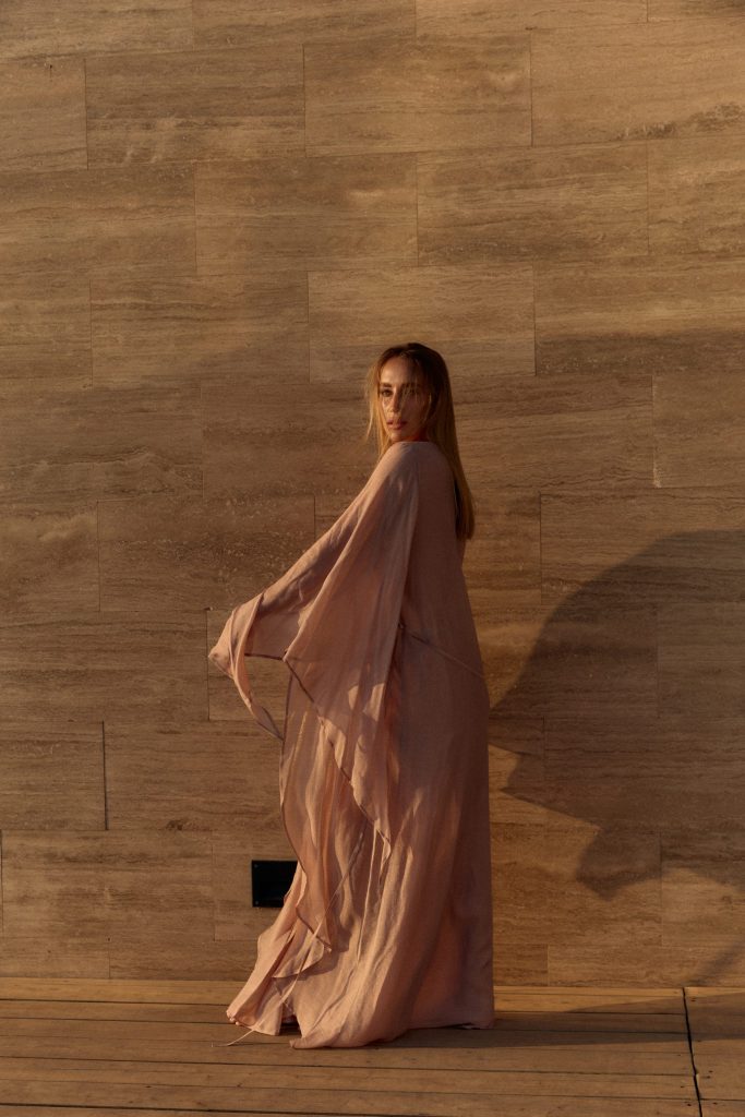 Cape Ange long dusty rose